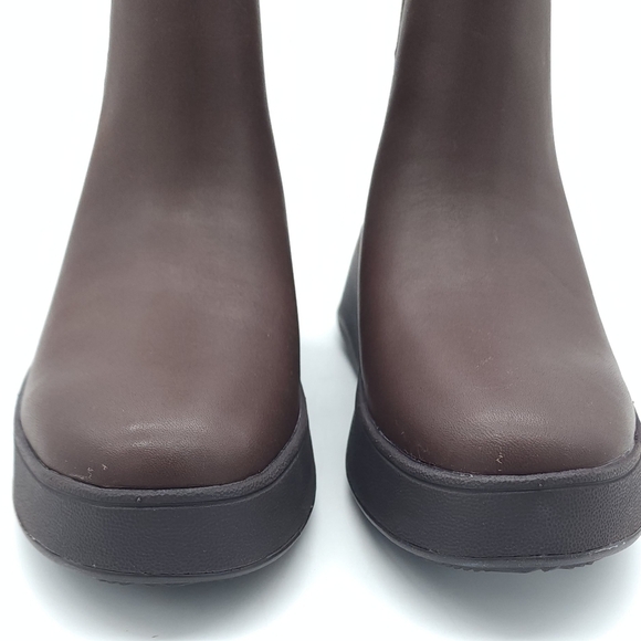 FitFlop Women's F-Mode Chunky Sole Chelsea Boot Chocolate Brown Size 5 - Picture 7 of 7
